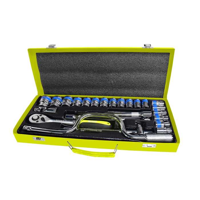 SET DE DADOS Y RATCHET DE 1/2″ CON ESTUCHE