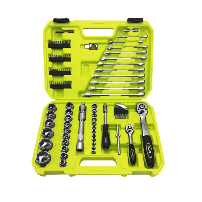SET DE HERRAMIENTAS 97 PIEZAS DE LLAVES Y RATCHET DE 1/4″ Y 1/2″