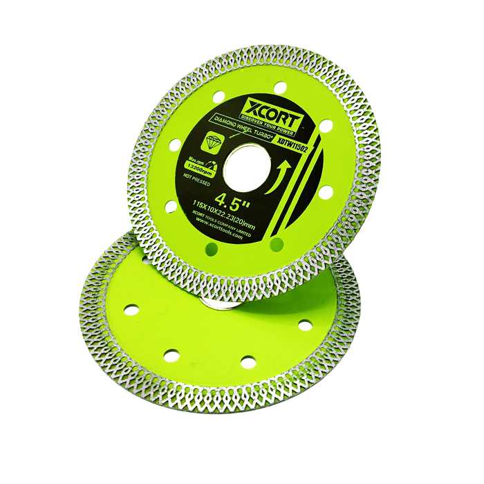 DISCO DE CORTE DIAMANTADO TURBO PARA PORCELANATO 4,5″