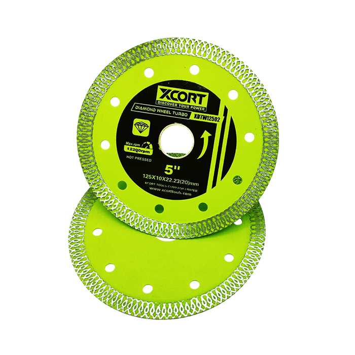 DISCO DE CORTE DIAMANTADO TURBO PARA PORCELANATO 5″