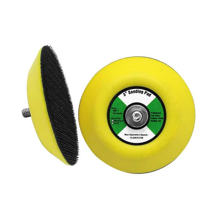PLATO DE VELCRO 3″ PARA MINI PULIDORA INALÁMBRICA