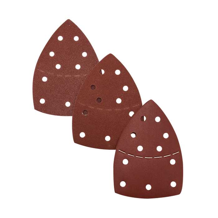 LIJA ROJA TRIANGULAR (3 UNID) PARA LIJADORA DE ACABADOS