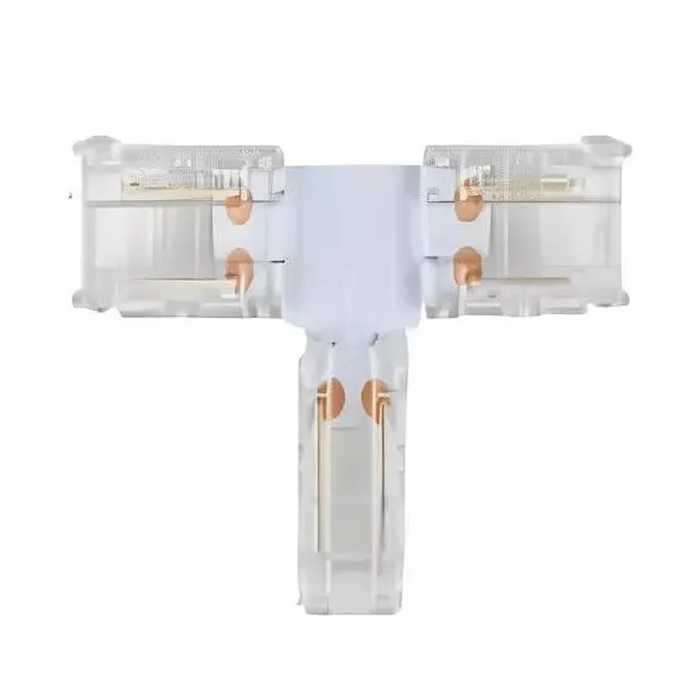 CONECTOR ″T″ P/CINTA LED COB PAQUETE DE 5 UND 
