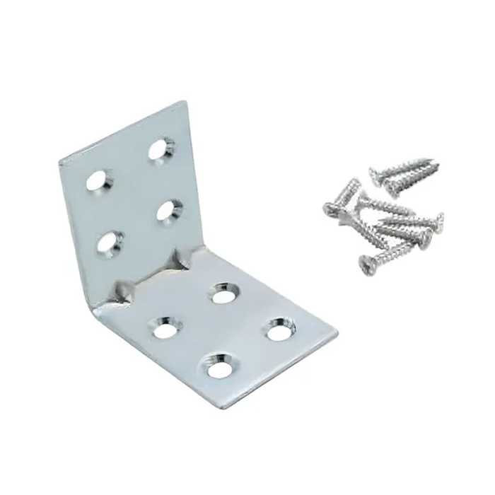 SOPORTE DE ESQUINA 20 x 20 x 30 x 2mm CAJITA DE 4 PIEZAS
