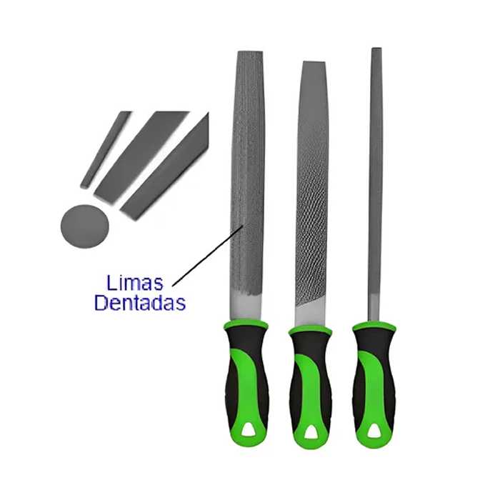 JUEGO DE TRES LIMAS CAJITA DE 3 PIEZAS