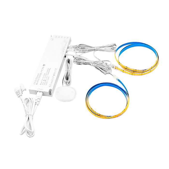JUEGO DE 2 BARRAS DE LUZ LED CON SENSOR 2 CINTAS LED