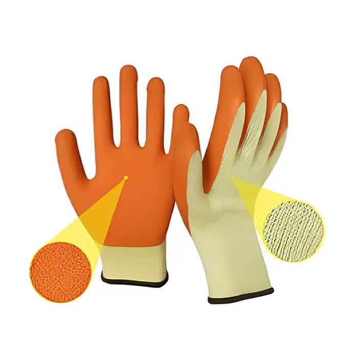 GUANTES DE SEGURIDAD NARANJA