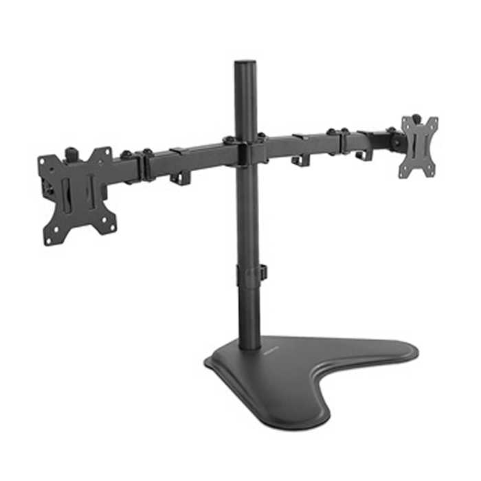 SOPORTE DOBLE MÓVIL PARA MONITOR CON BASE 84cm