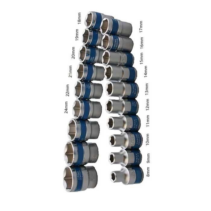DADOS 1/2″ MANGA (CORTA) 16mm