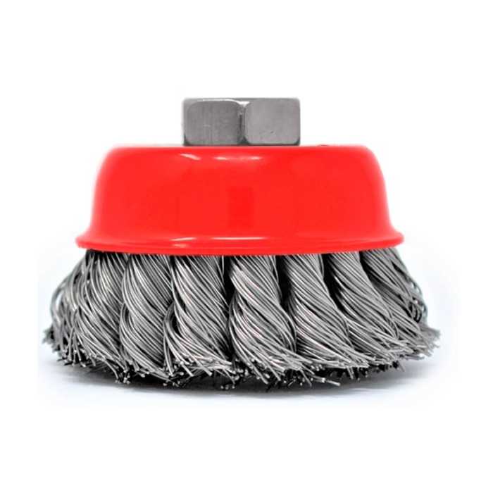 CEPILLO DE COPA ALAMBRE TRENZADO 5″