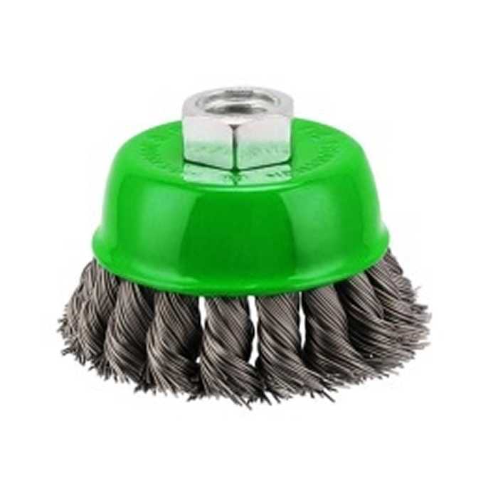 CEPILLO DE COPA ALAMBRE TRENZADO 4″ (100mm)