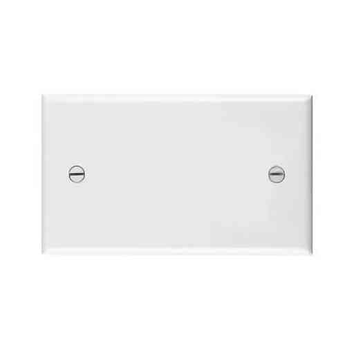 TAPA CIEGA RECTANGULAR 4X2 BLANCO PAQUETE DE 10 UND
