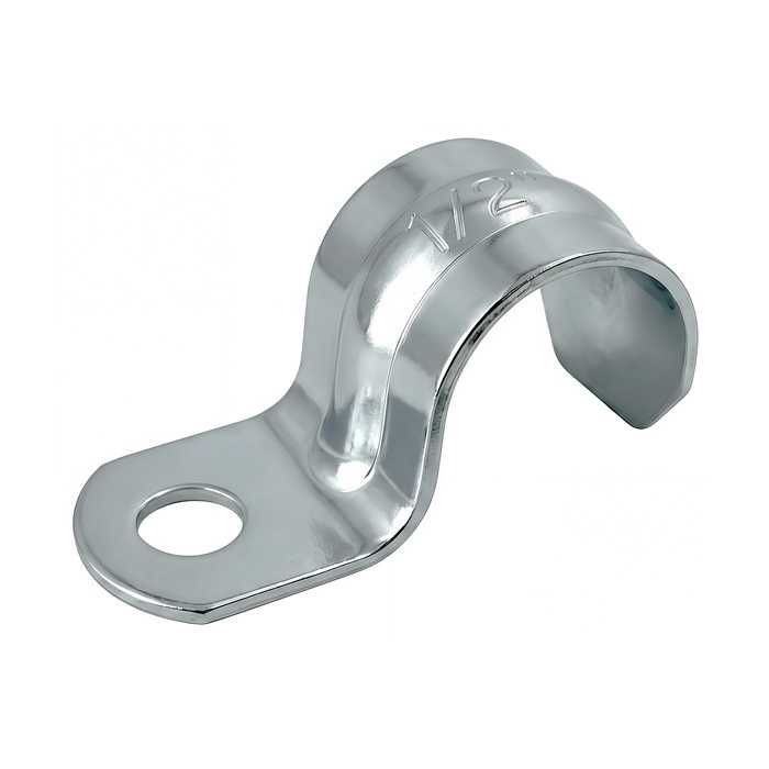 ABRAZADERA EMT (1 PATA) 1/2″ PAQ DE 20 UND