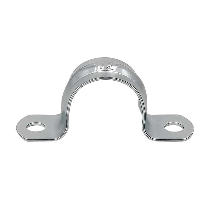 ABRAZADERA EMT (2 PATAS) 1/2″ PAQ DE 20 UND