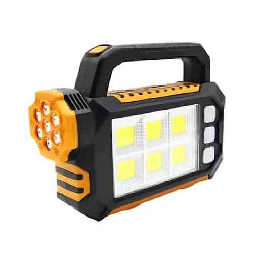 LÁMPARA LED COB DE CAMPING C/PANEL SOLAR