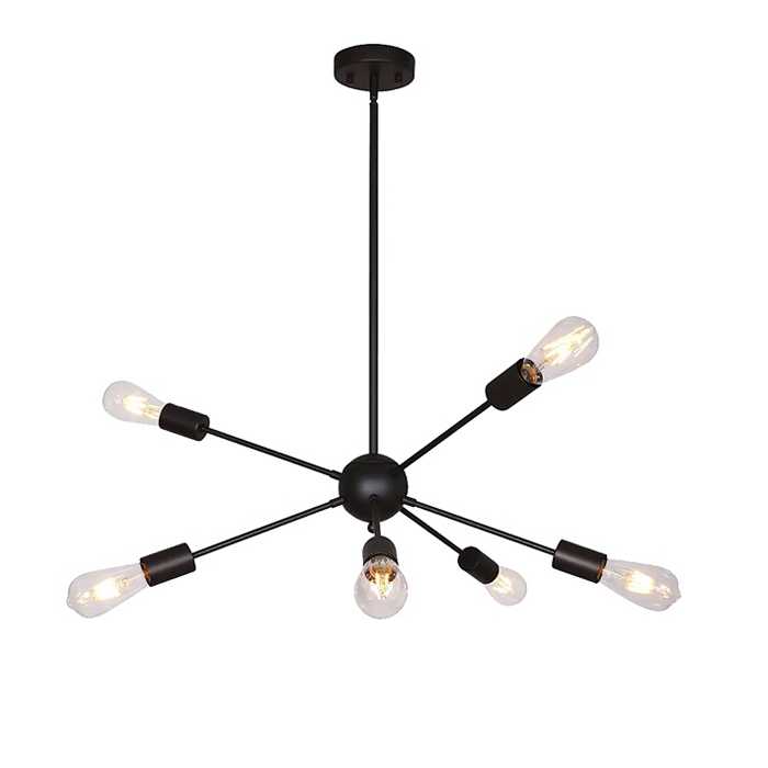 LÁMPARA LED ARAÑA 6 CABEZAS