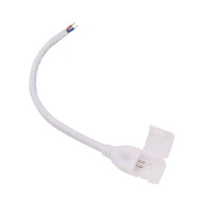 CABLE CONECTOR CUBIERTO P/CINTA LED COB PAQ DE 10 UND