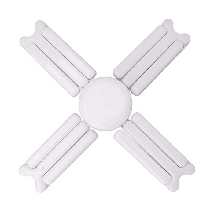 LÁMPARA LED PLEGABLE FORMA DE COPO DE NIEVE (4 HOJAS)