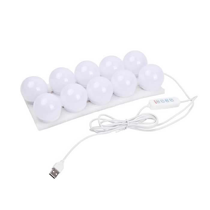 KIT DE BOMBILLOS DE ESPEJO PARA MAQUILLAJE
