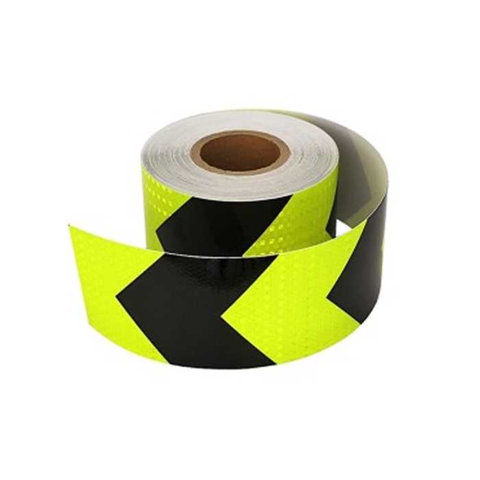 CINTA REFLECTIVA (AMARILLO Y NEGRO)