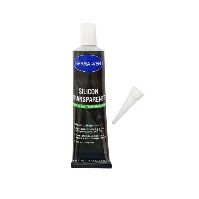 SILICÓN TRANSPARENTE PARA ALTAS TEMPERATURAS
