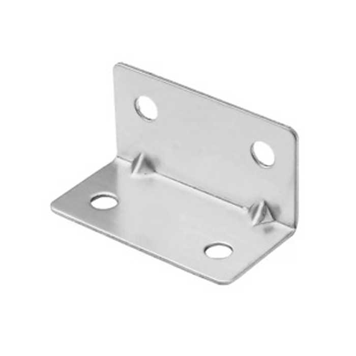 SOPORTE DE ESQUINA 37 x 20 x 20 x 1.2mm CAJITA DE 4 PIEZAS 