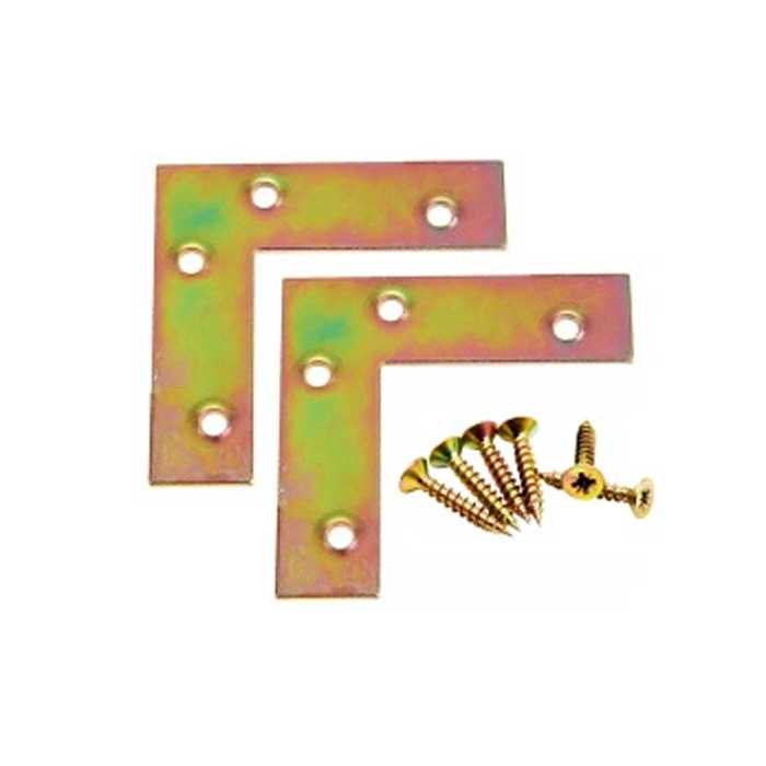 SOPORTE FORMA V 38 x 16 x 2mm  CAJITA DE 4 PIEZAS