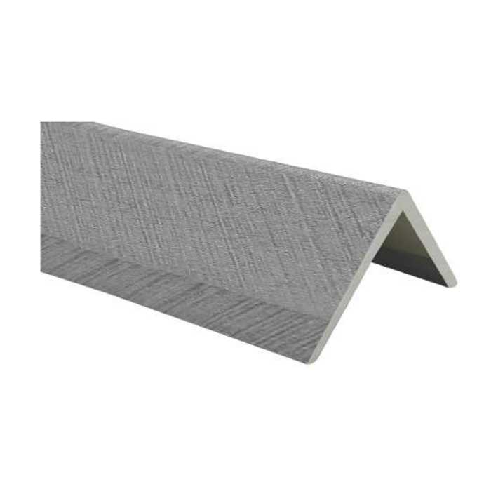 PERFIL ESQUINERO P/WALL PANEL MADERA GRIS
