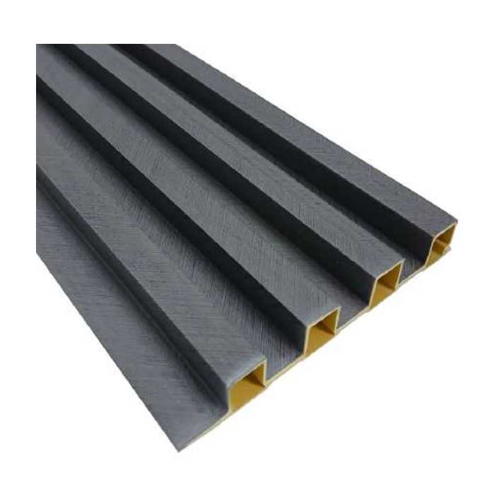 WALL PANEL PVC DECORATIVO GRIS PLOMO (PQTE X 6 UND)
