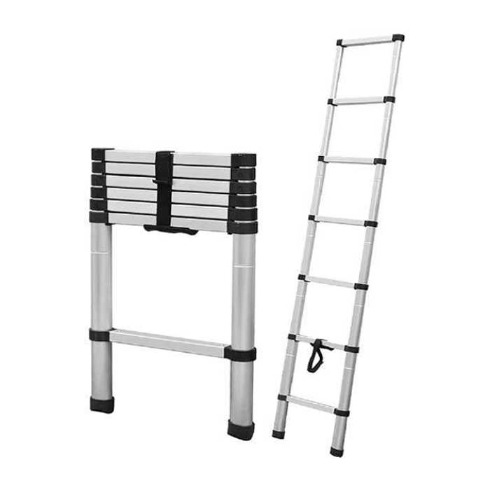 ESCALERA TELESCÓPICA PLEGABLE 2m
