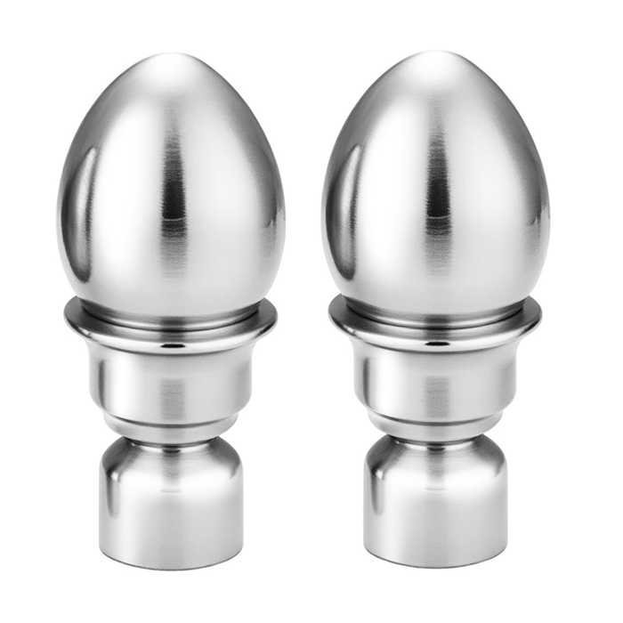 CABEZAL TIPO BALA CROMADO 22-28mm PAQ DE 2 UND