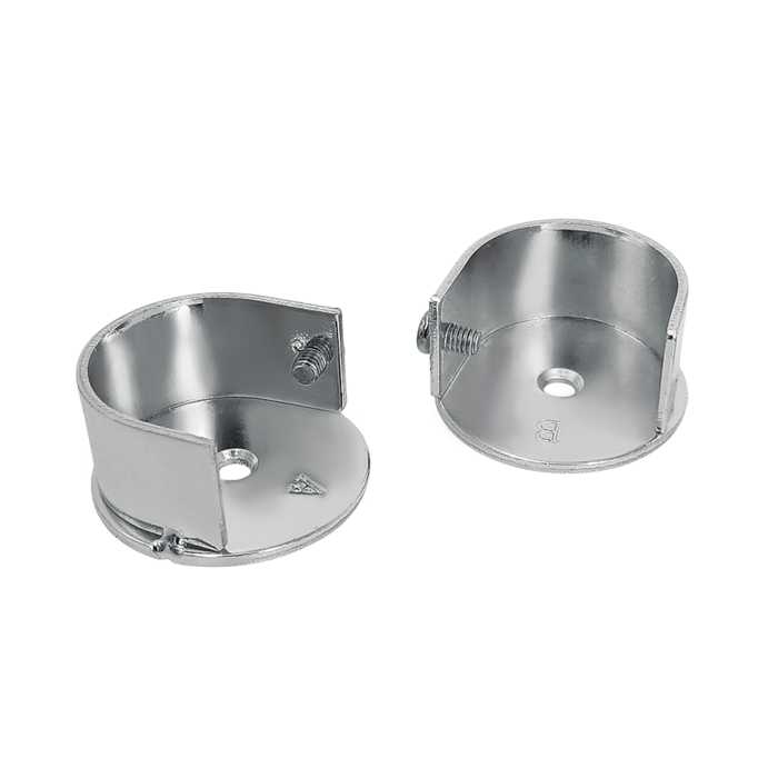SOPORTE CROMADO 28mm PAQ 2 UND