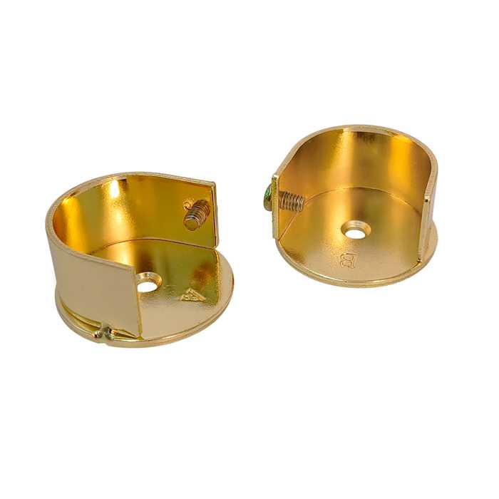 SOPORTE DORADO 28mm PAQ 2 UND