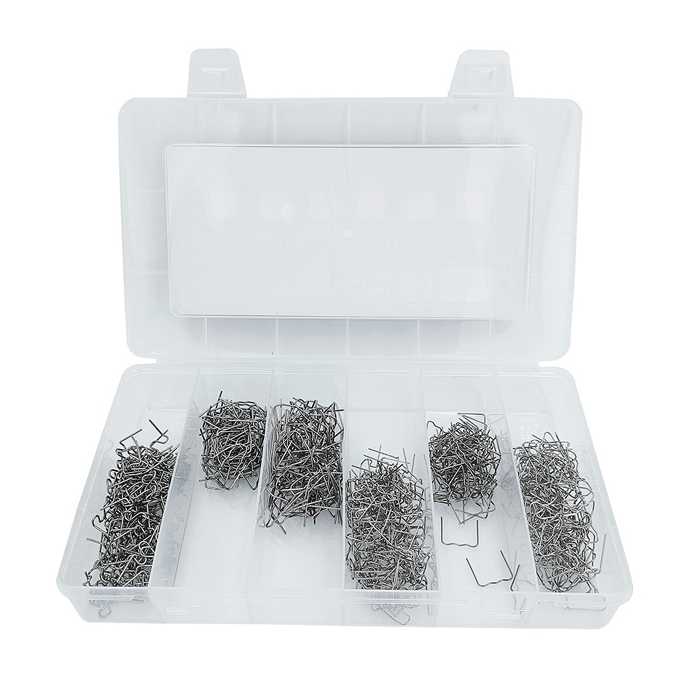 SET DE GRAPAS PARA PISTOLA DE SOLDAR PLÁSTICO SET 600 PIEZAS