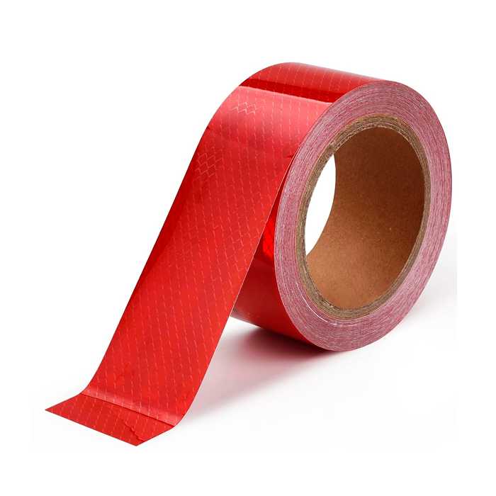 CINTA REFLECTIVA ADHESIVA (ROJA)