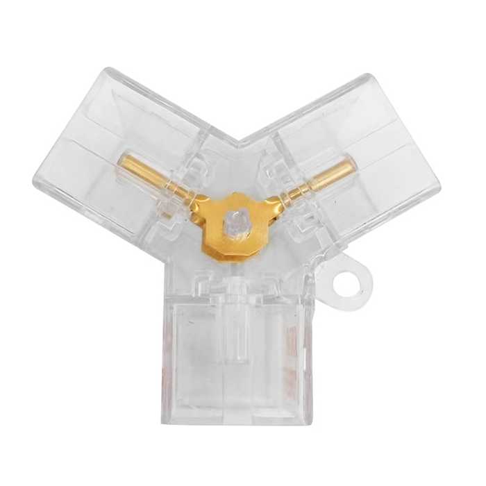 CONECTOR ″Y″ PARA TUBO LED PAQT 5 UND