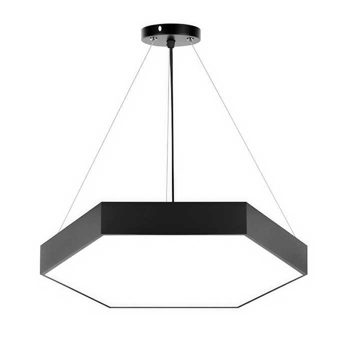 LÁMPARA LED COLGANTE HEXAGONAL SÓLIDA