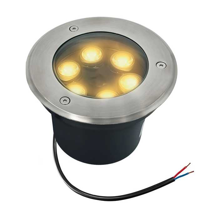 LAMPARA LED EMPOTRABLE DE PISCINA LUZ CÁLIDA (6W)