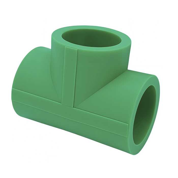 TEE PPR Ø20mm x Ø20mm x Ø20mm PAQ 10 UND