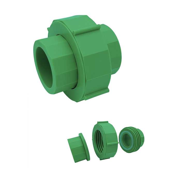 UNIÓN UNIVERSAL PPR Ø32mm PAQ 10 UND