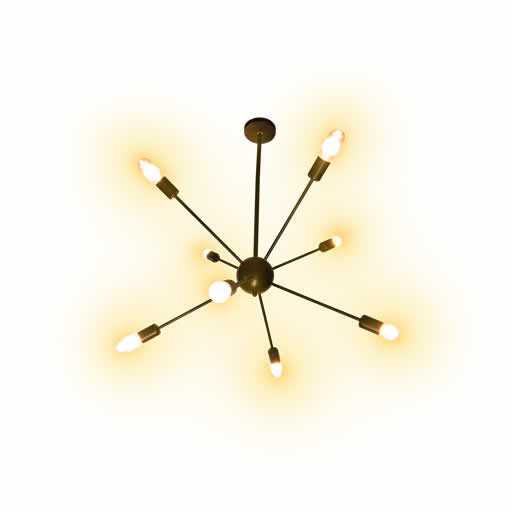 LÁMPARA LED ARAÑA 8 CABEZAS