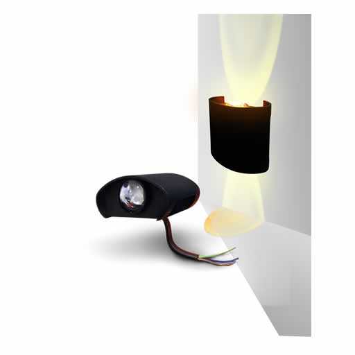 LÁMPARA LED SEMICIRCULAR DE PARED