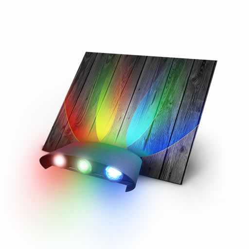 LÁMPARA LED SEMICIRCULAR RGB