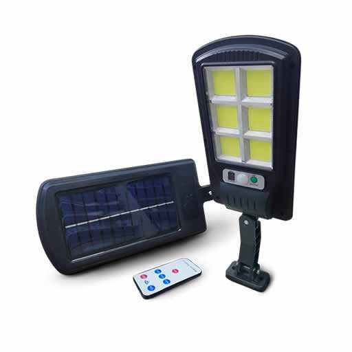 LÁMPARA LED C/PANEL SOLAR C/CONTROL REMOTO 35W