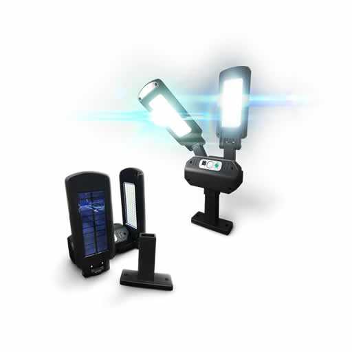 LÁMPARA LED C/PANEL SOLAR C/CONTROL REMOTO 70W