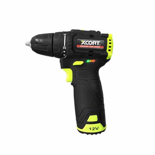 TALADRO INALÁMBRICO CON MANDRIL DE PLÁSTICO AUTOAJUSTABLE 2 EN 1